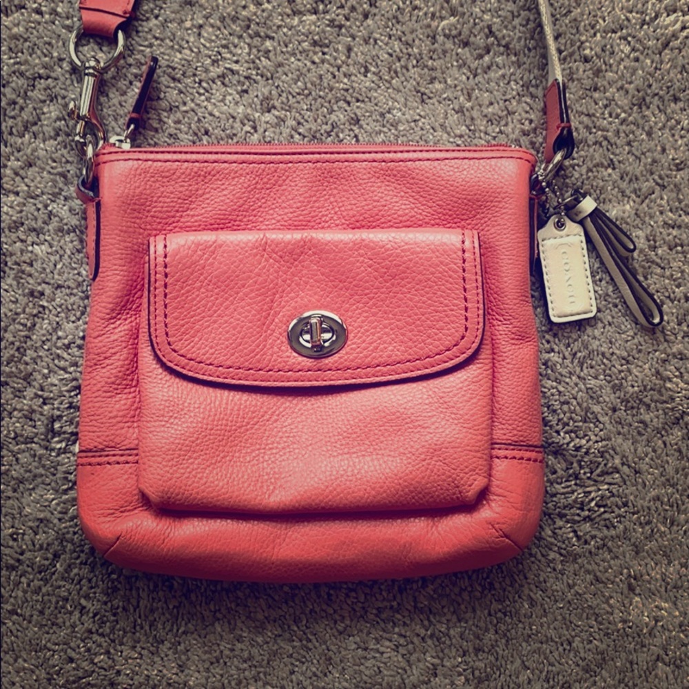 Leather Coach Cross Body